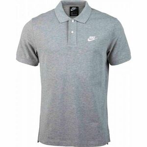 Nike SPORTSWEAR Pánské polo tričko, šedá, velikost obraz