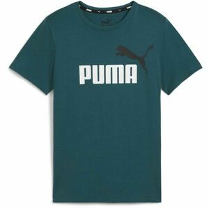 Puma ESSENTIALS+2 COL LOGO TEE Dětské triko, tmavě zelená, velikost obraz