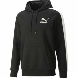 Puma T7 ICONIC HOODIE TR Pánská mikina, černá, velikost obraz