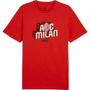 Puma AC MILAN CULTURE TEE Pánské triko, červená, velikost obraz