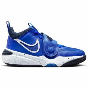 Nike TEAM HUSTLE D 11 Dětská basketbalová obuv, modrá, velikost 38 obraz