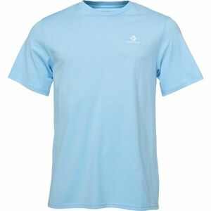 Converse CLASSIC LEFT CHEST SS TEE Unisex tričko, světle modrá, velikost obraz