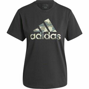 adidas CAMO GRAPHIC T-SHIRT Dámské triko, černá, velikost obraz