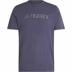 adidas TERREX TEE Pánské outdoorové tričko, fialová, velikost obraz