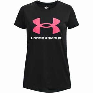 Under Armour TECH SOLID Dívčí tričko, černá, velikost obraz