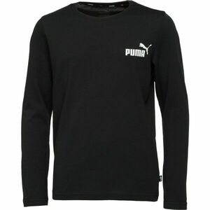 Puma ESS NO.1 LOGO LS TEE B Dětské sportovní triko, černá, velikost obraz