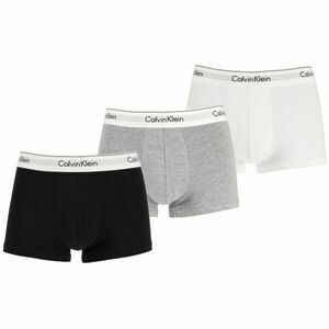 Calvin Klein MODERN CTN STRETCH-TRUNK 3PK Pánské boxerky, černá, velikost obraz