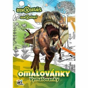 JIRI MODELS A4 DINOSAUŘI Omalovánky, mix, velikost obraz