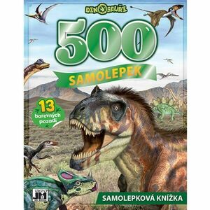 JIRI MODELS 500 SAMOLEPEK DINOSAUŘI Samolepková knížka, mix, velikost obraz