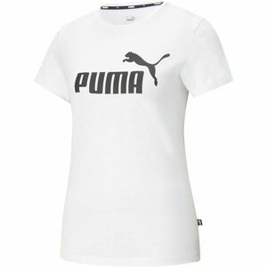 Puma ESSENTIALS LOGO TEE Dámské triko, bílá, velikost obraz