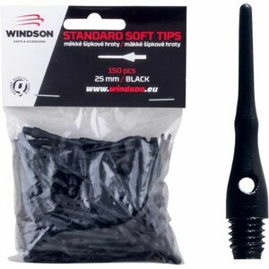 Windson HROTY SOFT 25mm - 150ks Hroty na šipky, černá, velikost obraz