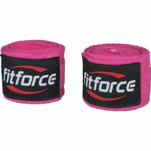 Fitforce WRAPS 3, 5M Bandáž, růžová, velikost obraz