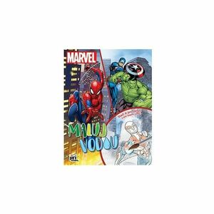 MARVEL MALUJ VODOU A4 MARVEL Omalovánky, mix, velikost obraz