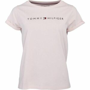 Tommy Hilfiger RN TEE SS LOGO Dámské tričko, růžová, velikost obraz