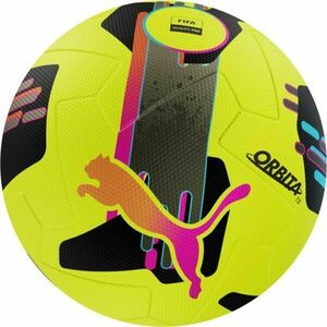 Puma ORBITA 1 TB Fotbalový míč, žlutá, velikost obraz