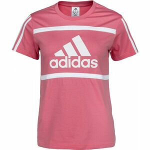 adidas Dámské tričko Dámské tričko, růžová, velikost S obraz