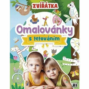 JIRI MODELS ZVÍŘÁTKA Omalovánky s tetováním, mix, velikost obraz