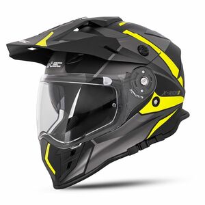 Moto přilba W-TEC Valso Graphic černo-šedo-fluo XXL (63-64) obraz