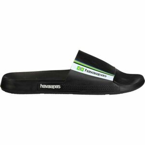 HAVAIANAS SLIDE BRASIL Unisex pantofle, černá, velikost 47/48 obraz