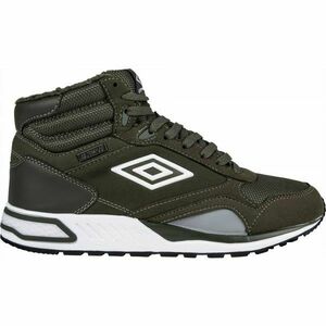 Umbro REDHILL HIGH W PROOF Pánská volnočasová obuv, tmavě zelená, velikost 44 obraz