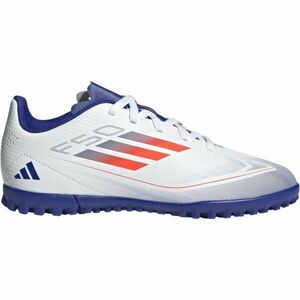 adidas F50 CLUB TF JR Dětské turfy, bílá, velikost 37 1/3 obraz