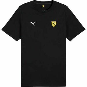 Puma FERRARI RACE COLORED SHIELD TEE Pánské triko, černá, velikost obraz