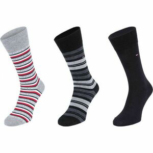 Tommy Hilfiger MEN SOCK 3P GIFTBOX TOMMY Pánské ponožky, černá, velikost obraz