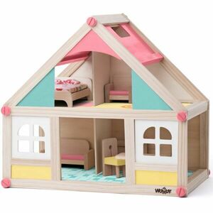 WOODY SMALL HOUSE WITH ACCESSORIES Domeček pro panenky, mix, velikost obraz