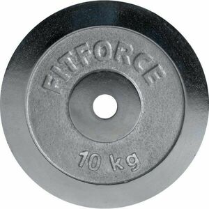 Fitforce PLC 10 KG x 30 MM Nakládací kotouč, stříbrná, velikost obraz