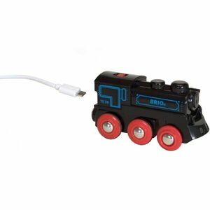 BRIO LOCOMOTIVE MINI USB Elektrická lokomotiva, černá, velikost obraz