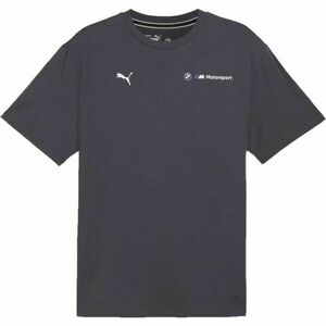 Puma BMW M MOTORSPORT ESSENTIALS+ LOGO TEE Pánské triko, tmavě šedá, velikost obraz