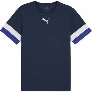 Puma INDIVIDUALRISE JERSEY TEE Pánské fotbalové triko, tmavě modrá, velikost obraz