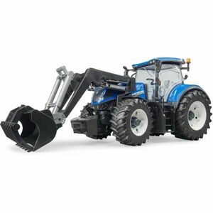 BRUDER NEW HOLLAND Traktor s nakladačem, modrá, velikost obraz