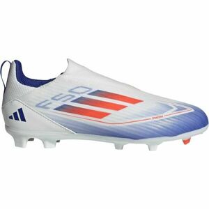 adidas F50 LEAGUE LL FG/MG J Dětské kopačky, bílá, velikost obraz