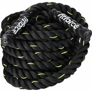 Fitforce BR 10M/26MM Posilovací lano, černá, velikost obraz