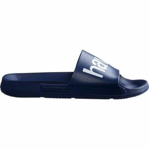 HAVAIANAS SLIDE CLASSIC LOGO MANIA Unisex pantofle, tmavě modrá, velikost 43/44 obraz