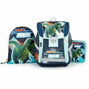 Oxybag SET PREMIUM DINOSAURUS Školní set, modrá, velikost obraz