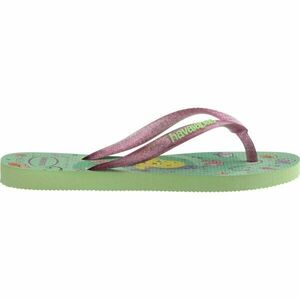 HAVAIANAS KIDS SLIM PRINCESS Dívčí žabky, světle zelená, velikost 31/32 obraz