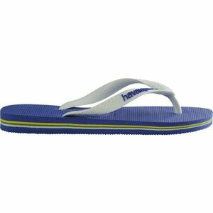 HAVAIANAS BRASIL LOGO Unisex žabky, modrá, velikost 45/46 obraz