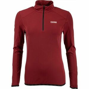 Colmar LADIES SWEATSHIRT Dámská mikina s krátkým zipem, vínová, velikost obraz