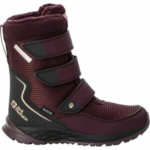 Jack Wolfskin POLAR BOOT TEXAPORE HIGH VC K Dětská zimní obuv, vínová, velikost obraz