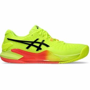 ASICS GEL-RESOLUTION 9 CLAY PARIS Pánská tenisová obuv, reflexní neon, velikost 46 obraz