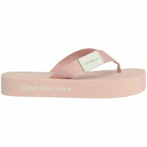 Calvin Klein FLATFORM FLIPFLOP Dámské žabky, růžová, velikost obraz