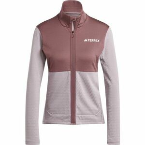 adidas TERREX MULTI LIGHT FLEECE FULL-ZIP Dámská mikina, fialová, velikost obraz