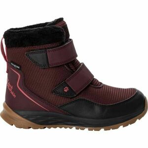 Jack Wolfskin POLAR WOLF TEXAPORE MID VC K Dětská zimní obuv, vínová, velikost obraz