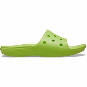 Crocs CLASSIC CROCS SLIDE K Dětské pantofle, zelená, velikost 33/34 obraz