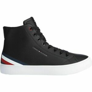 Tommy Hilfiger TH HI VULC CORE LTH Pánské tenisky, černá, velikost obraz