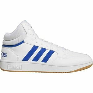 adidas HOOPS 3.0 MID Pánské kotníkové tenisky, bílá, velikost 46 2/3 obraz