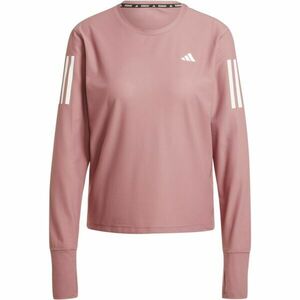 adidas OWN THE RUN LONG SLEEVE Dámské triko, růžová, velikost obraz