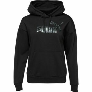 Puma ESSENTIALS+ ANIMAL HOODIE Dámská mikina s kapucí, černá, velikost obraz